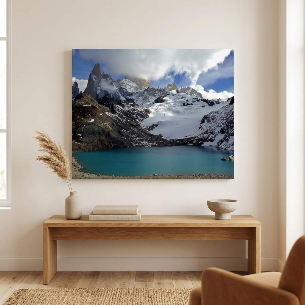 "Patagonia Sur" Nature Landscape Canvas Print